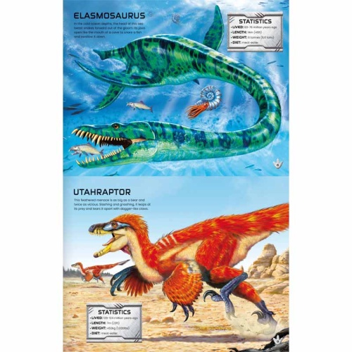 Usborne Build Your Own Dinosuars and T-rex Sticker Book